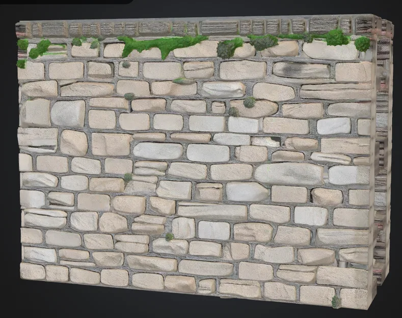 Mô hình tường thành cổ Stadmauer2 chi tiết cho sa bàn - Image 1