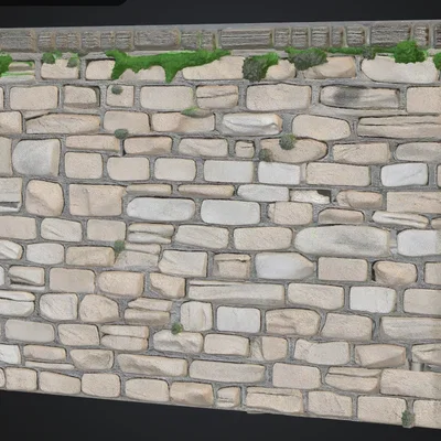 Mô hình tường thành cổ Stadmauer2 chi tiết cho sa bàn