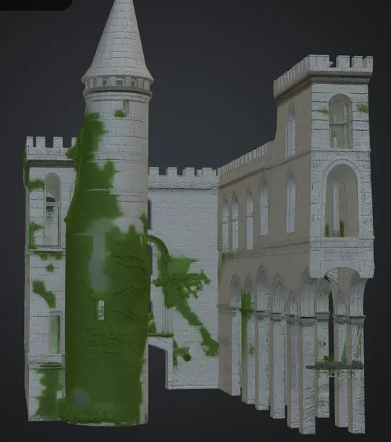 Mô hình lâu đài cổ Kleine Festung in 3D chi tiết cho sa bàn - Image 1