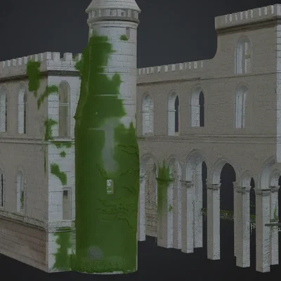 Mô hình lâu đài cổ Kleine Festung in 3D chi tiết cho sa bàn