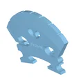 Ngựa đàn Violin 7 dây (7 String Acoustic Violin Bridge) In 3D - Thumbnail 1