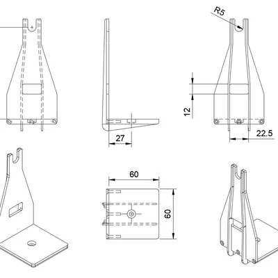 Giá treo loa vệ tinh cho hệ thống Vizio SB46514-F6