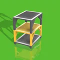 Kệ giày hình lục giác xếp chồng kèm khay tùy chọn - Thumbnail 3
