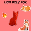 Mô hình chú cáo Low Poly - Thumbnail 1