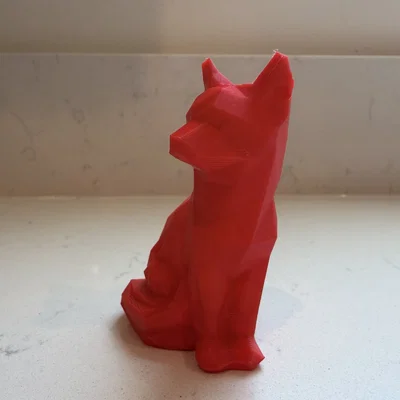 Mô hình chú cáo Low Poly