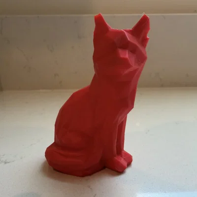 Mô hình chú cáo Low Poly