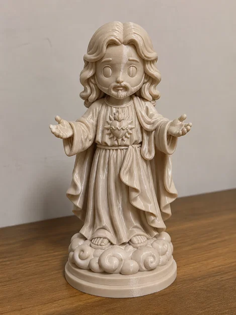 Tượng Chúa Giê-su Thánh Tâm phong cách Chibi - Image 2