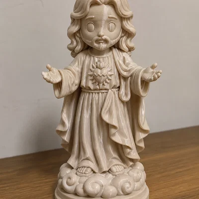 Tượng Chúa Giê-su Thánh Tâm phong cách Chibi