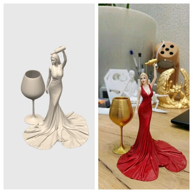 Mô hình Barbie 3D sang trọng: Trang trí bàn làm việc cực đẹp - Image 1