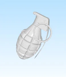 Lựu đạn MK2 "In liền một khối không cần lắp ráp" - Image 1