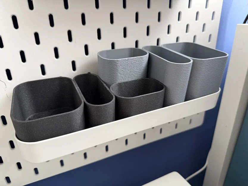 Bộ khay chứa đồ lắp ghép cho kệ IKEA SKÅDIS - Image 1