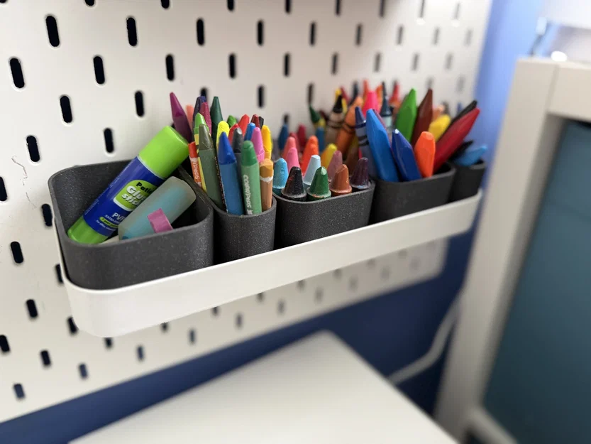Bộ khay chứa đồ lắp ghép cho kệ IKEA SKÅDIS - Image 7