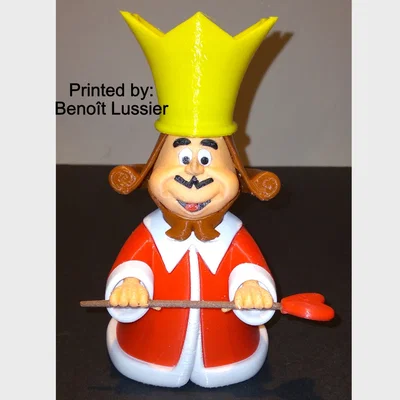 King of Hearts - Mô hình 3D từ Wonderland