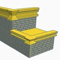 Mô hình đế trưng bày sân thượng đôi tỉ lệ 1:12 - Thumbnail 2