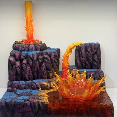 Đế diorama mặt đất tỷ lệ 1:12 cho mô hình Dragon Ball (Namek, Trái Đất, v.v.)