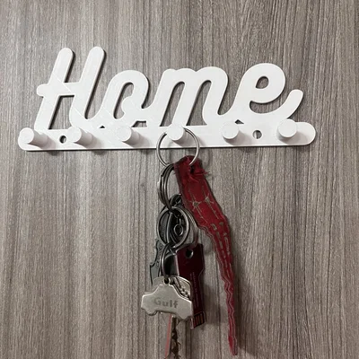 Bảng Treo Chìa Khóa Trang Trí Hình Chữ Home (In 3D Tiện Lợi)
