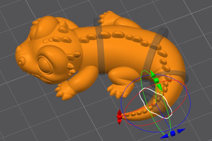 Mô hình chú cá sấu nhỏ đáng yêu Cocodrilo Flexy - Đồ chơi in 3D - Image 5