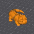Mô hình chú cá sấu nhỏ đáng yêu Cocodrilo Flexy - Đồ chơi in 3D - Thumbnail 6