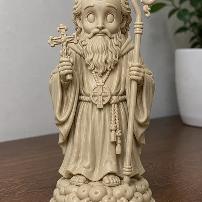 Thánh Benedict phiên bản Chibi