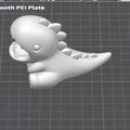 Mô hình khủng long Dino kẹp dây cáp siêu đáng yêu cho bàn làm việc - Thumbnail 4