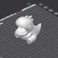 Mô hình khủng long Dino kẹp dây cáp siêu đáng yêu cho bàn làm việc - Thumbnail 5