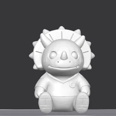 Mô hình Rino đá bóng (Rino mod futbol) phong cách Art Toy