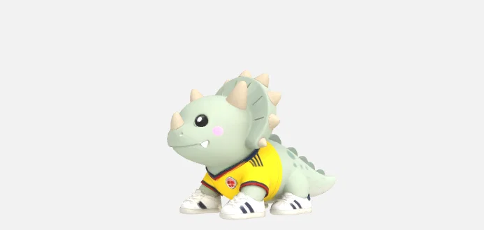 Mô hình Rino đá bóng (Rino mod futbol) phong cách Art Toy - Image 6