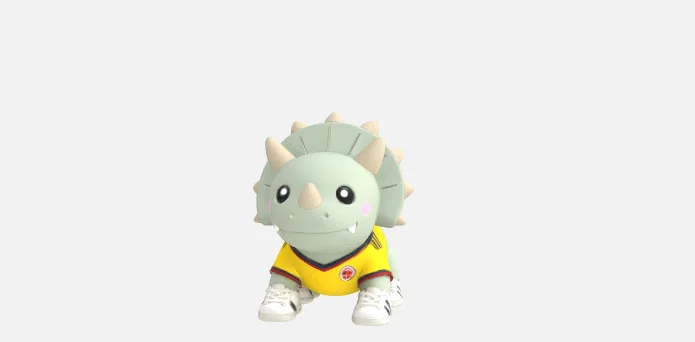 Mô hình Rino đá bóng (Rino mod futbol) phong cách Art Toy - Image 7