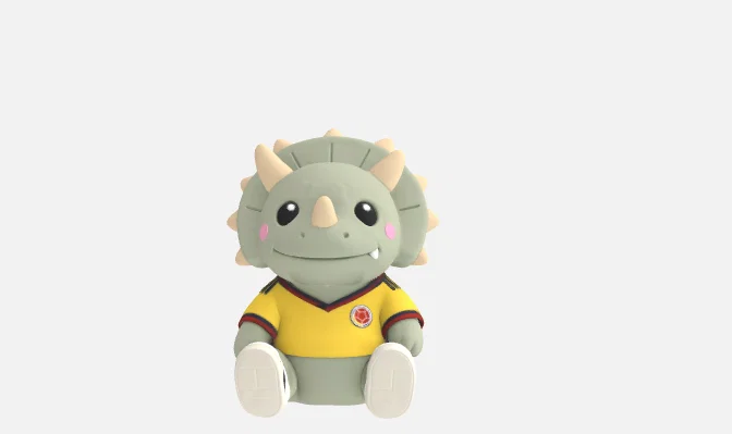 Mô hình Rino đá bóng (Rino mod futbol) phong cách Art Toy - Image 8