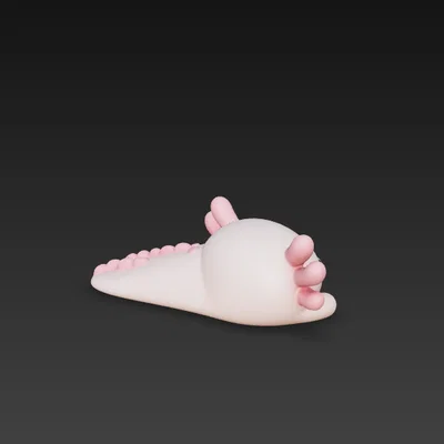Axolote - Mô hình Art Toy dễ thương trang trí bàn làm việc