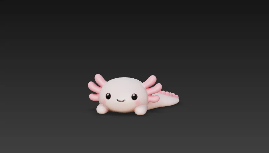 Axolote - Mô hình Art Toy dễ thương trang trí bàn làm việc - Image 3