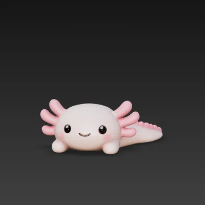 Axolote - Mô hình Art Toy dễ thương trang trí bàn làm việc