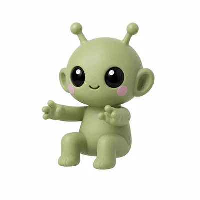 Mô hình Extraterrestre (Người ngoài hành tinh) dễ thương - Print-in-place