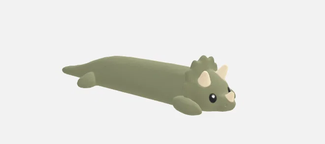 Triceratops cute - Chú khủng long mini đáng yêu - Image 2