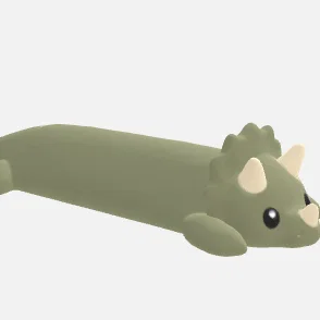 Triceratops cute - Chú khủng long mini đáng yêu