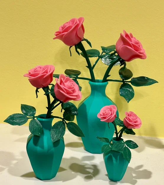 Rosa Colombiana - Mẫu hoa hồng 3D đẹp làm quà tặng Ngày của Mẹ - Image 3