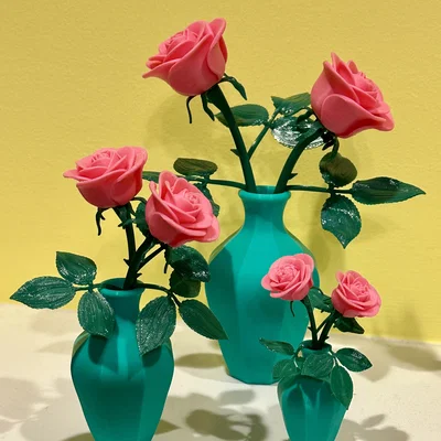 Rosa Colombiana - Mẫu hoa hồng 3D đẹp làm quà tặng Ngày của Mẹ