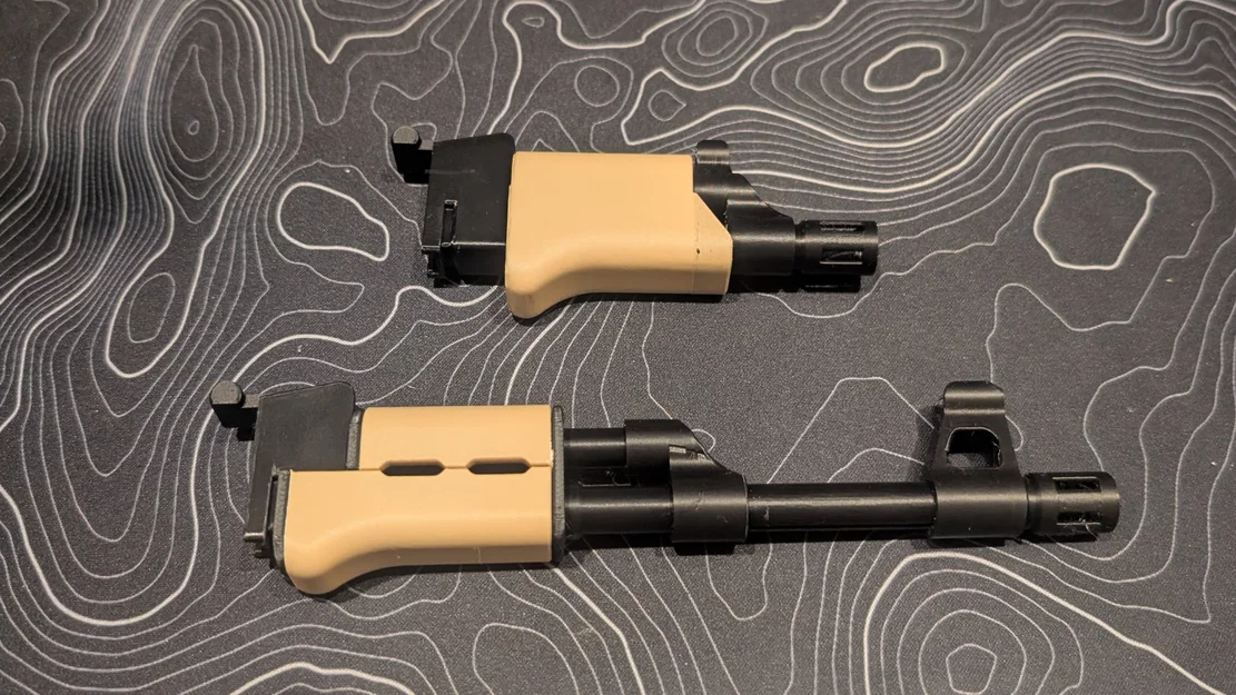Bộ phụ kiện nâng cấp 3D cho mô hình AK-47 Pocket Rifle - Image 3