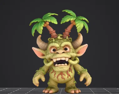 Mô hình Ogre nhiệt đới độc đáo cho người chơi D+D - Image 1