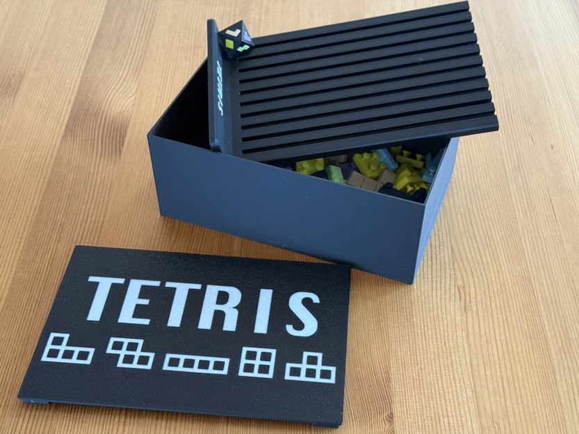 Bộ trò chơi xếp hình Tetris kiểu Lego độc đáo - Mô hình in 3D - Image 3