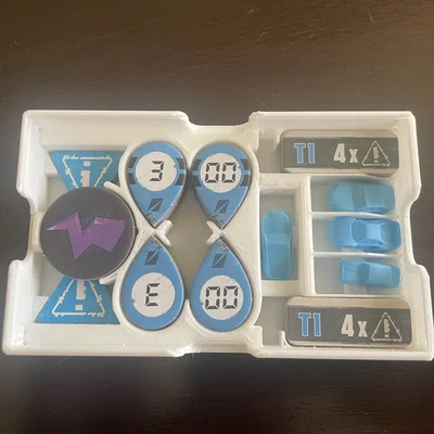 Khay Người Chơi Đã Điều Chỉnh Cho Bộ Insert Rallyman GT
