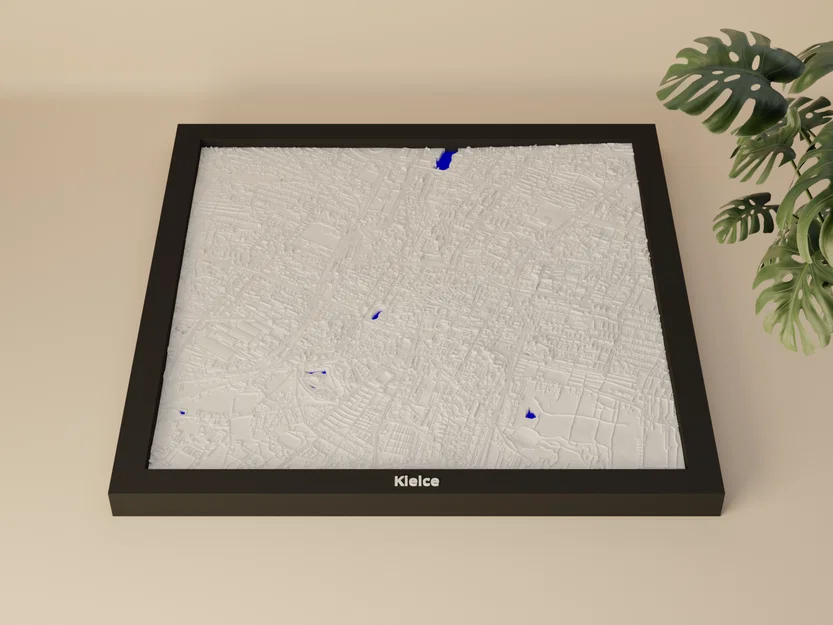 Mô hình địa hình thu nhỏ 3D thành phố Kielce, Ba Lan - Image 6