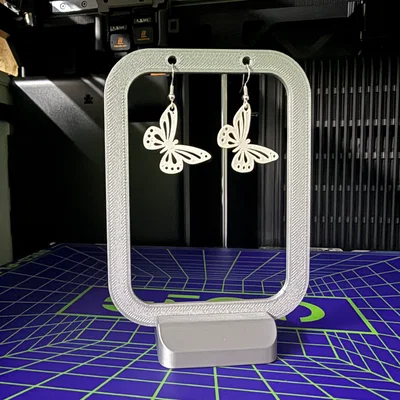 Bông tai hình bướm in 3D tinh tế - Phụ kiện trang sức độc đáo