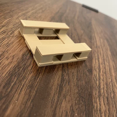 Miếng lót ly hình pallet (Pallet Coaster) độc đáo cho bàn làm việc