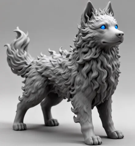 Chú cún lửa (Nằm trong bộ sưu tập D+D saga elements) - Image 1