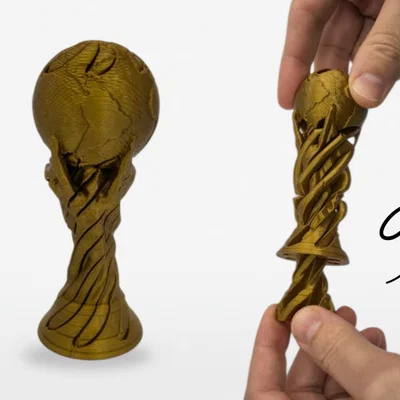 Mô hình Fidget Cúp Vô Địch Thế Giới Dạng Xoắn