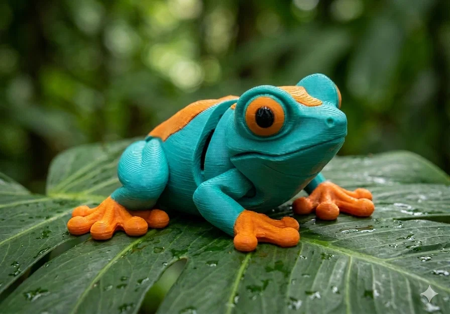 Mô hình ếch khớp nối linh hoạt (Articulated Frog) - Image 1