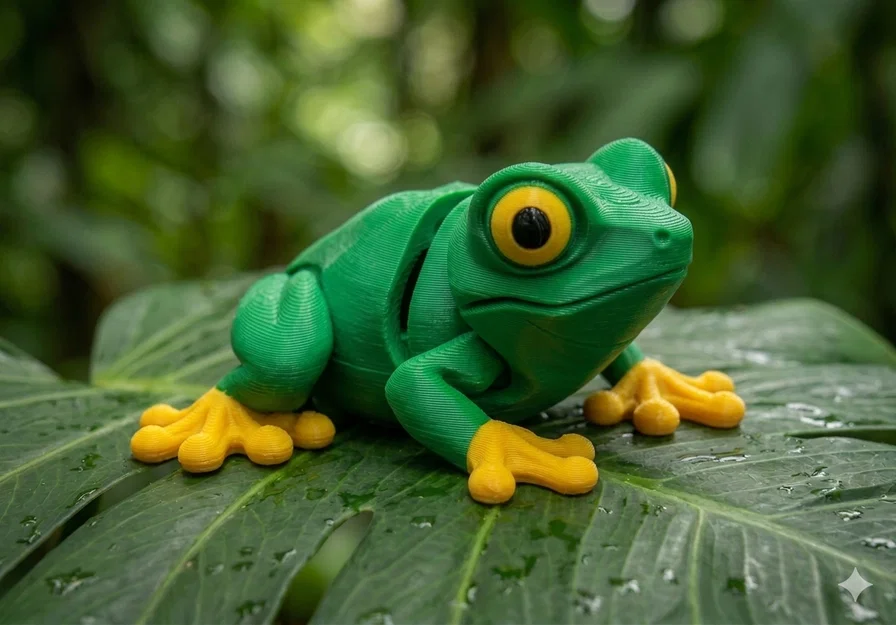 Mô hình ếch khớp nối linh hoạt (Articulated Frog) - Image 2
