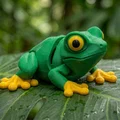 Mô hình ếch khớp nối linh hoạt (Articulated Frog) - Thumbnail 2