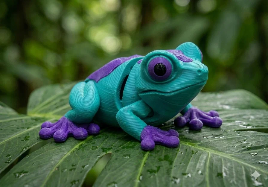 Mô hình ếch khớp nối linh hoạt (Articulated Frog) - Image 3